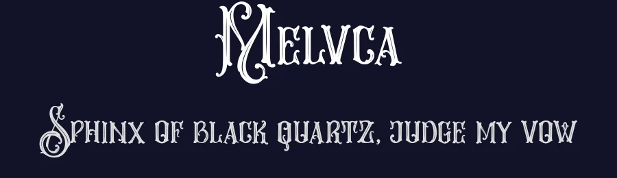 Melvca by ilhamtaro — Decorative Font — thumbnail 2