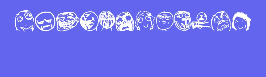 Memefont 2 by memefont — Dingbats Font — thumbnail 3