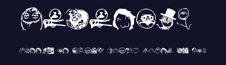 Memefont 2 by memefont — Dingbats Font — thumbnail 2