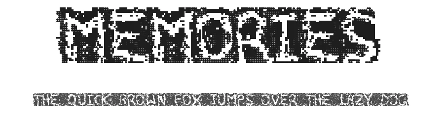 Memories by softhunterdevil — Decorative Font