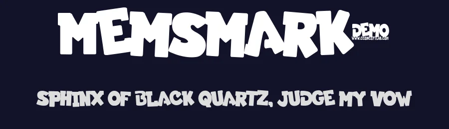 Memsmark! by CconceptLab — Decorative Font — thumbnail 2