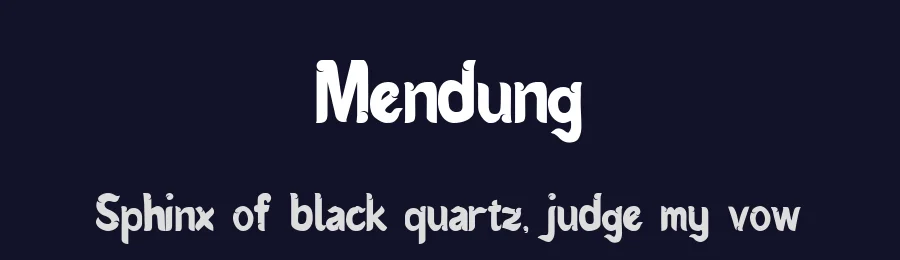 Mendung by Derren Stev — Decorative Font — thumbnail 2