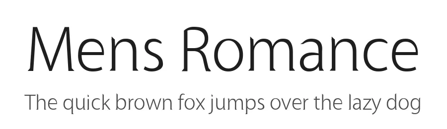 Mens Romance