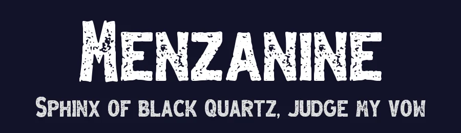 Menzanine by DM Letter Studio - Dimas Prasetyo — Decorative Font — thumbnail 2