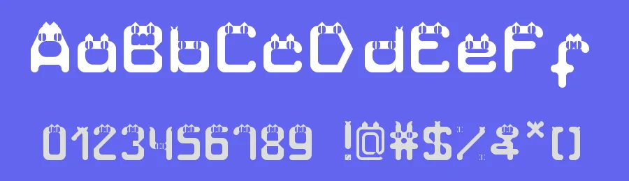 Meow Cat by Yin Shu — Decorative Font — thumbnail 3