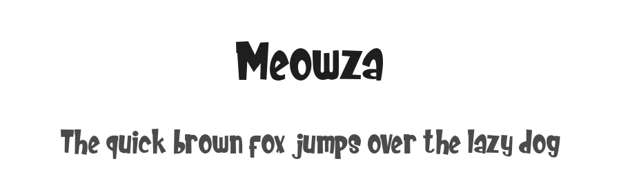 Meowza by Figuree Studio — Decorative Font