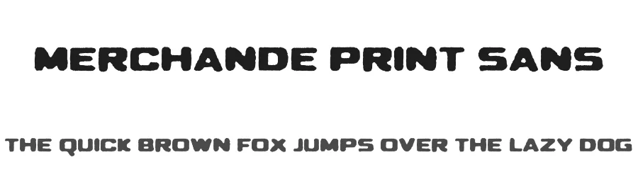 Merchande Print Sans