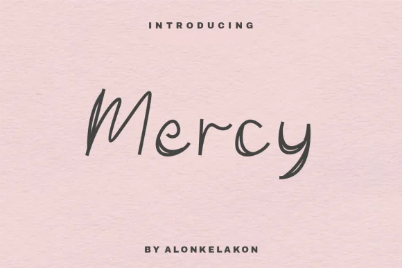 Mercy Font by alonkelakon — Script Handwritten Font