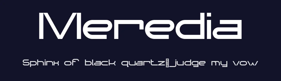 Meredia by Ibra Creative Studio — Sans Serif Font — thumbnail 2
