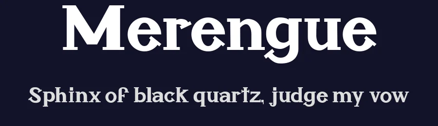 Merengue by Regina Allende — Serif Font — thumbnail 2