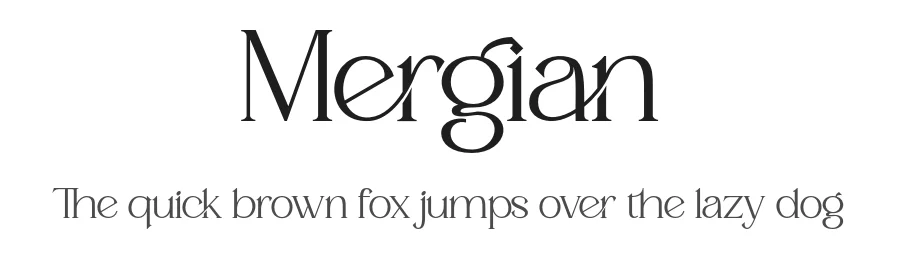 Mergian by Tebaltipis Studio — Serif Font