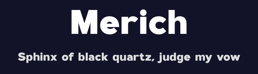 Merich by BrandSemut — Sans Serif Font — thumbnail 2