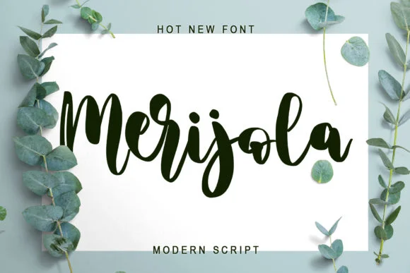 Merijola Font by thomasaradea — Script Handwritten Font