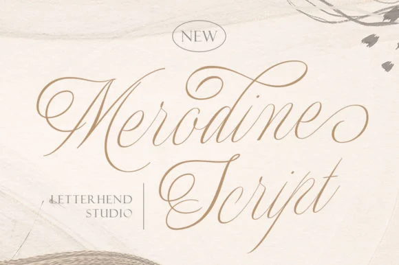 Merodine Font by letterhend — Script Handwritten Font