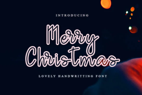 Merry Christmas Font by shiddiq.art by shiddiq.art — Script Handwritten Font