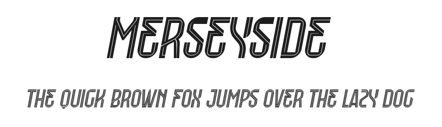 Merseyside by Trequartista Studio — Decorative Font