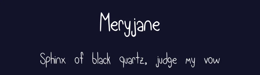Meryjane by Mercan Alper — Script Handwritten Font — thumbnail 2