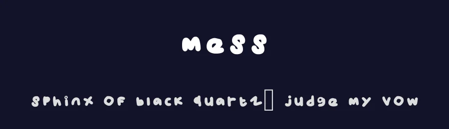 Mess by Fil Acy — Script Handwritten Font — thumbnail 2