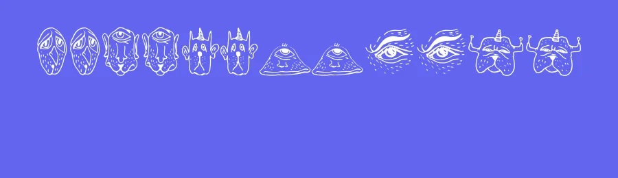 Messe by Vladimir Nikolic — Dingbats Font — thumbnail 3