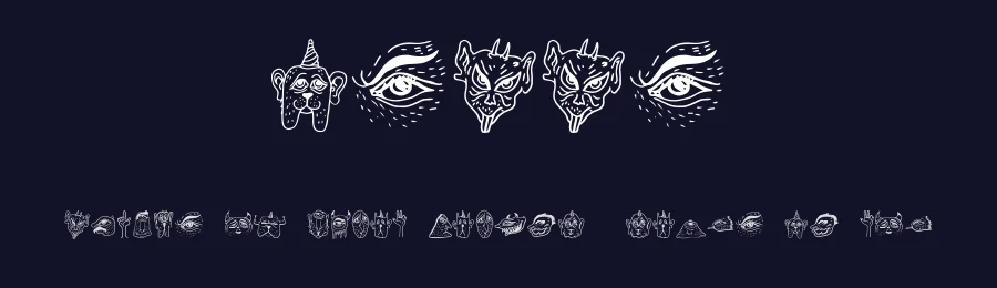 Messe by Vladimir Nikolic — Dingbats Font — thumbnail 2