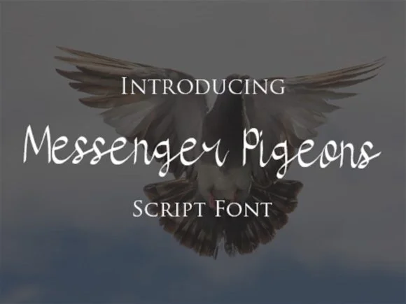 Messenger Pigeons Font by scriptstrategy — Script Handwritten Font