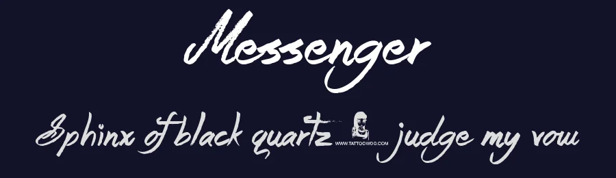 Messenger by JSH creates — Script Handwritten Font — thumbnail 2