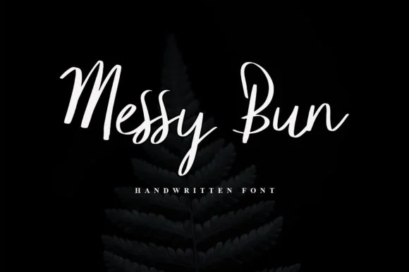 Messy Bun Font by najmustsaqib.creator — Script Handwritten Font