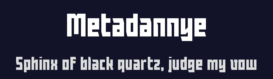 Metadannye by UkiyoMoji Fonts — Decorative Font — thumbnail 2