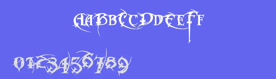 Metal  Macabre by Bolt Cutter Design-Industrial Strength — Blackletter Font — thumbnail 3