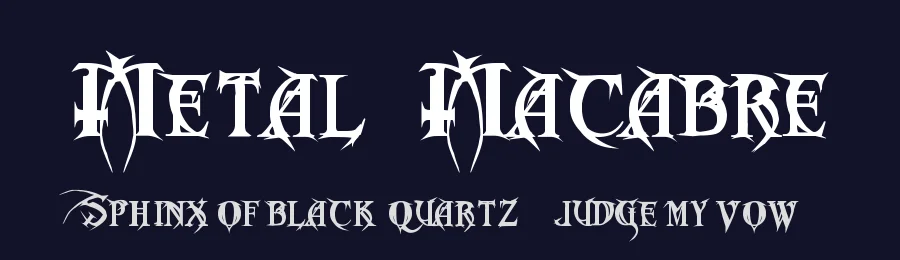 Metal  Macabre by Bolt Cutter Design-Industrial Strength — Blackletter Font — thumbnail 2