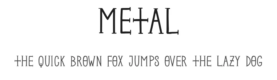 Metal by Doffdog β Blackletter Font