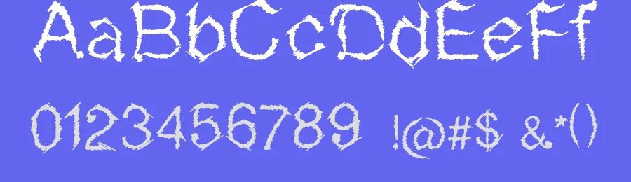 Metal Sketchvetica by Elohin — Blackletter Font — thumbnail 3