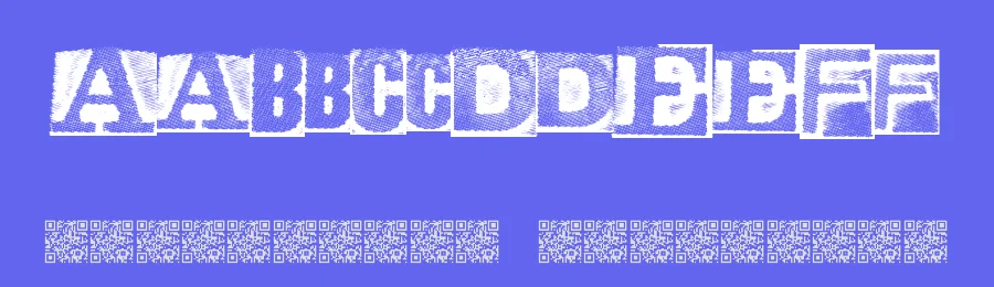 Metal Block Naked by Xerographer Fonts — Decorative Font — thumbnail 3