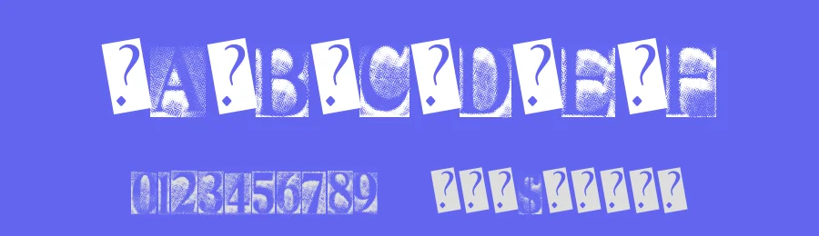 Metal Block Three by Xerographer Fonts — Decorative Font — thumbnail 3