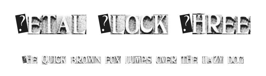 Metal Block Three