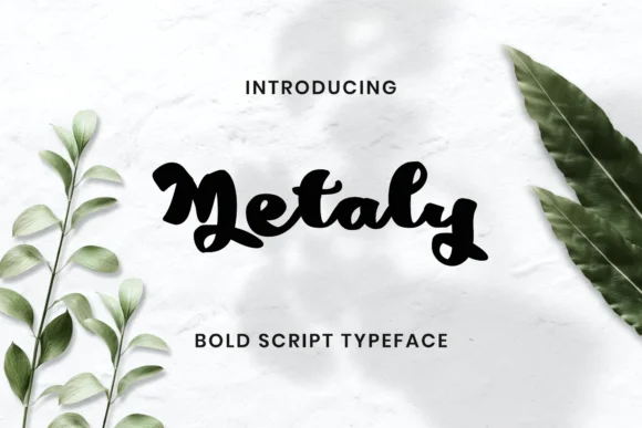 Metaly Font by ovoz.graphics — Script Handwritten Font