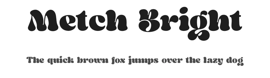 Metch Bright by Zeenesia Studio — Decorative Font
