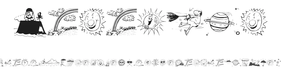 Meteo Sat by Manfred Klein — Dingbats Font