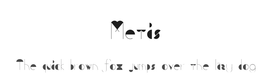 Metis by Zac Neulieb — Decorative Font