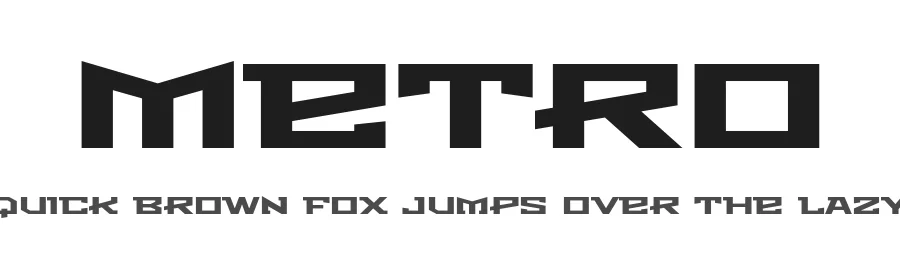 Metro by Jovanny Lemonad — Decorative Font