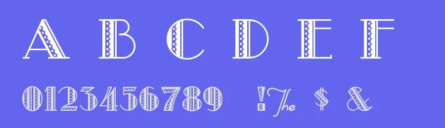 Metro Retro by Nick's Fonts — Decorative Font — thumbnail 3
