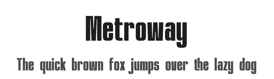 Metroway by Denustudios — Sans Serif Font