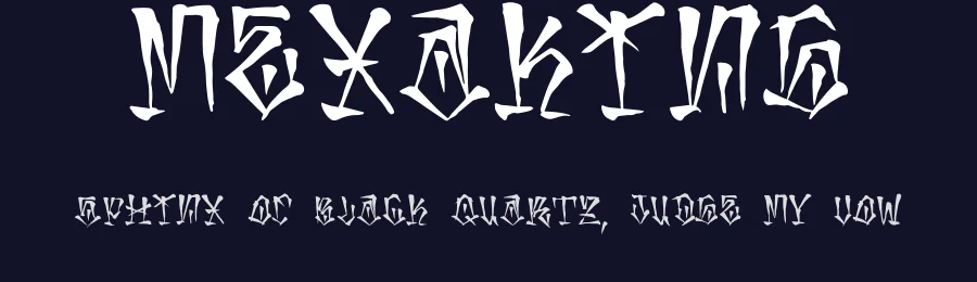 Mexaking by Aspek hndz — Script Handwritten Font — thumbnail 2