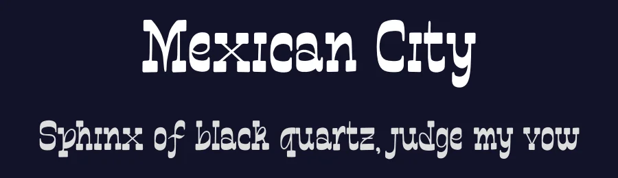 Mexican City by Typefactoryco — Decorative Font — thumbnail 2