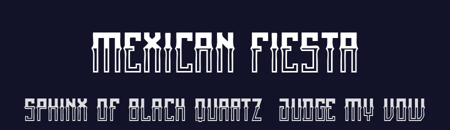 Mexican fiesta by Qkila — Decorative Font — thumbnail 2