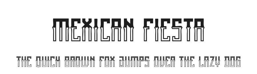 Mexican fiesta by Qkila — Decorative Font