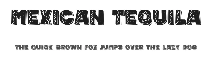 Mexican Tequila by Vladimir Nikolic — Decorative Font