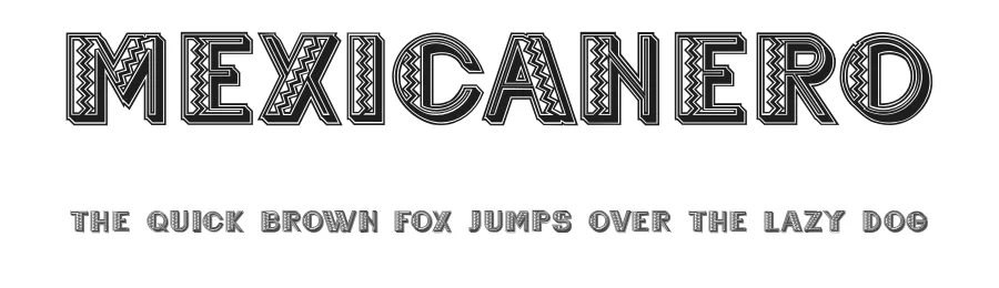 Mexicanero by Vladimir Nikolic — Decorative Font