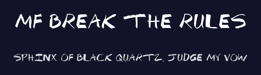 Mf Break The Rules by Misti's Fonts — Script Handwritten Font — thumbnail 2