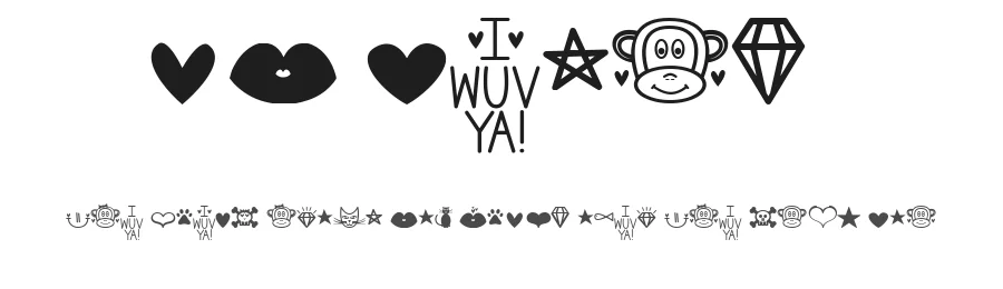 MF Dings 2 by Misti's Fonts — Dingbats Font